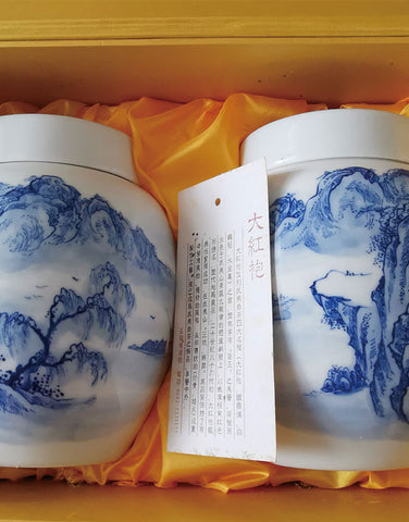 Blue and White Ceramic with Da Hong Pao