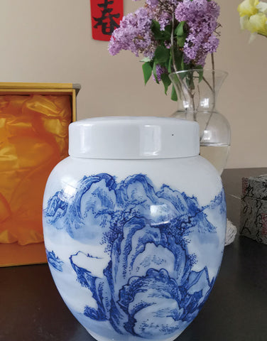 Blue and White Ceramic with Da Hong Pao
